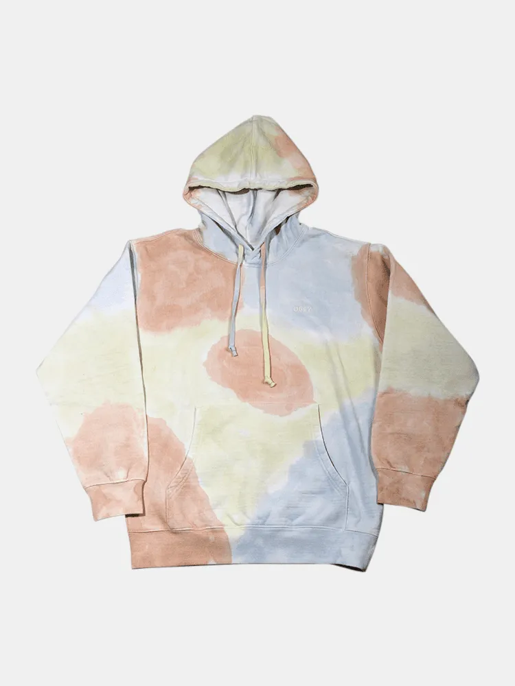 Obey Sustainable Tie Dye Fleece - Pheasant Multi