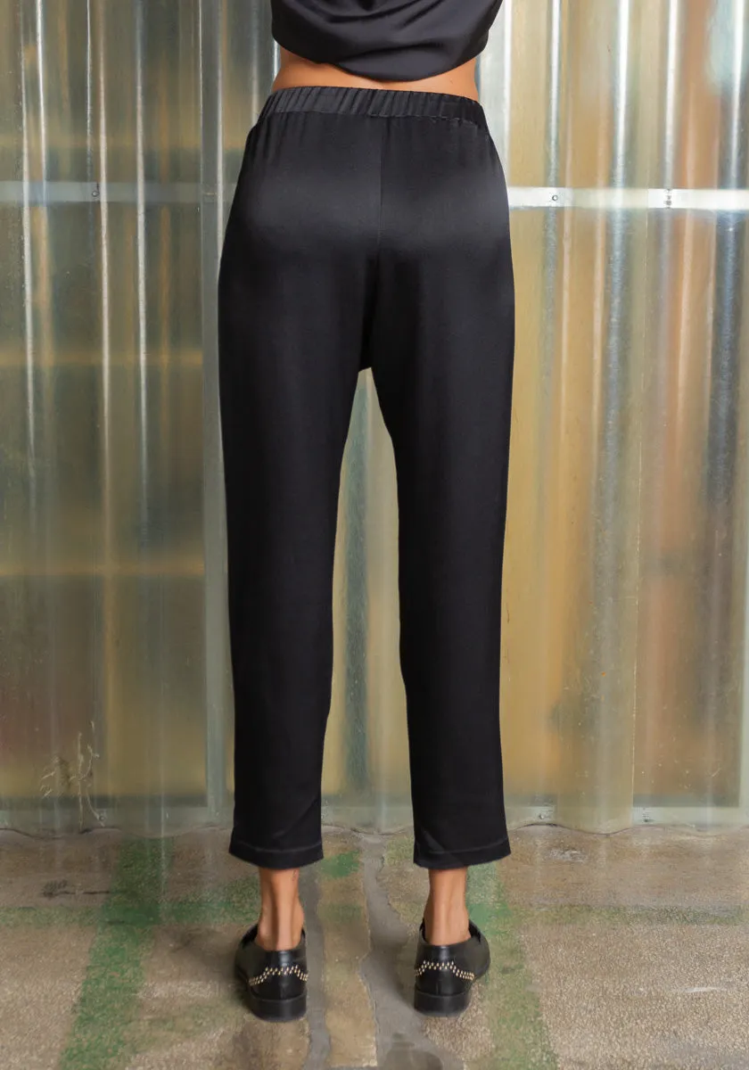 Pantalon FAZ Satiné Black