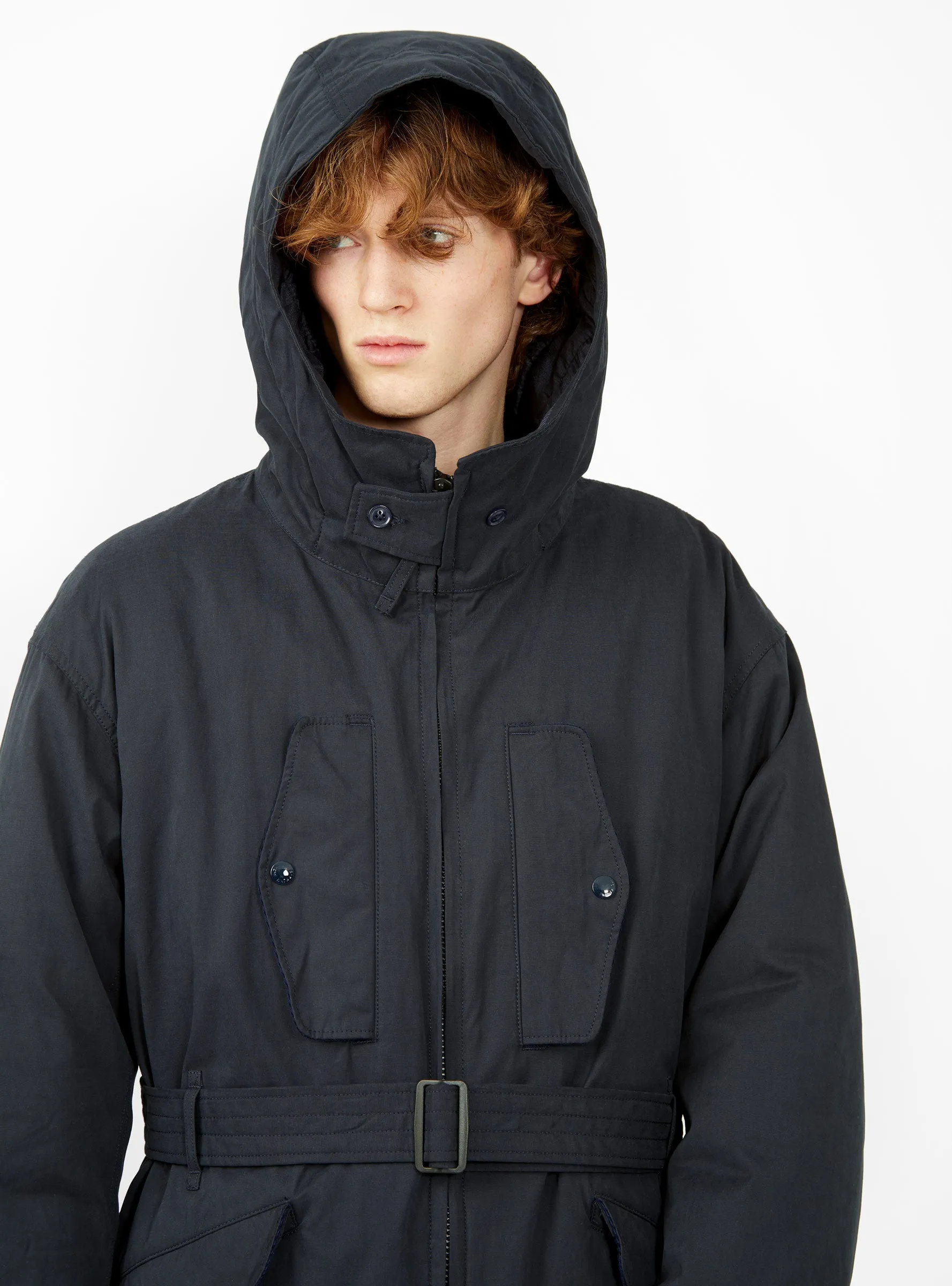 PC Coated Storm Coat Dark Navy