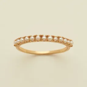 Pearl Stacking Band Ring