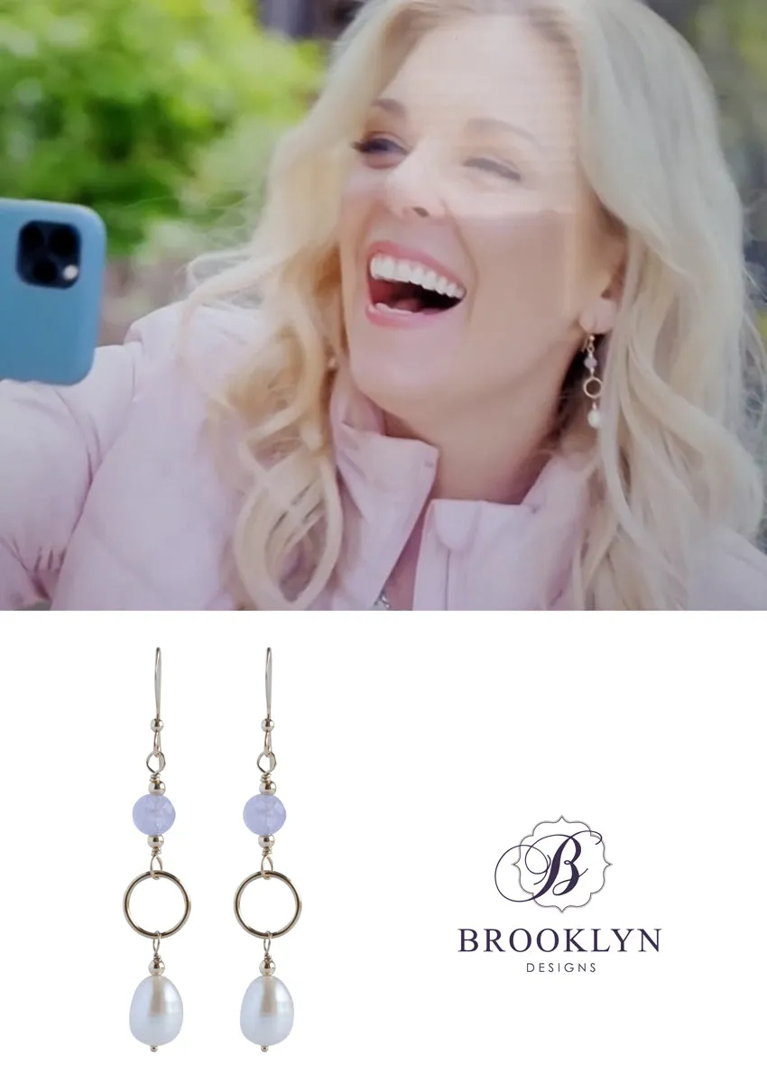 Peony Gold Earrings *As Seen On Kortney Wilson HGTV*