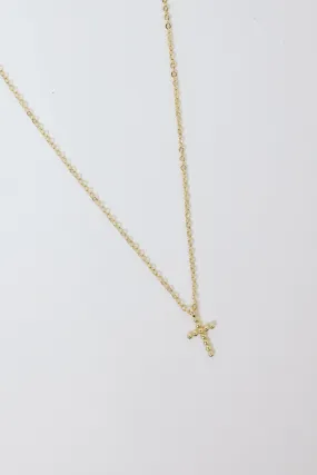 PG Designs Solid Beaded Cross Necklace