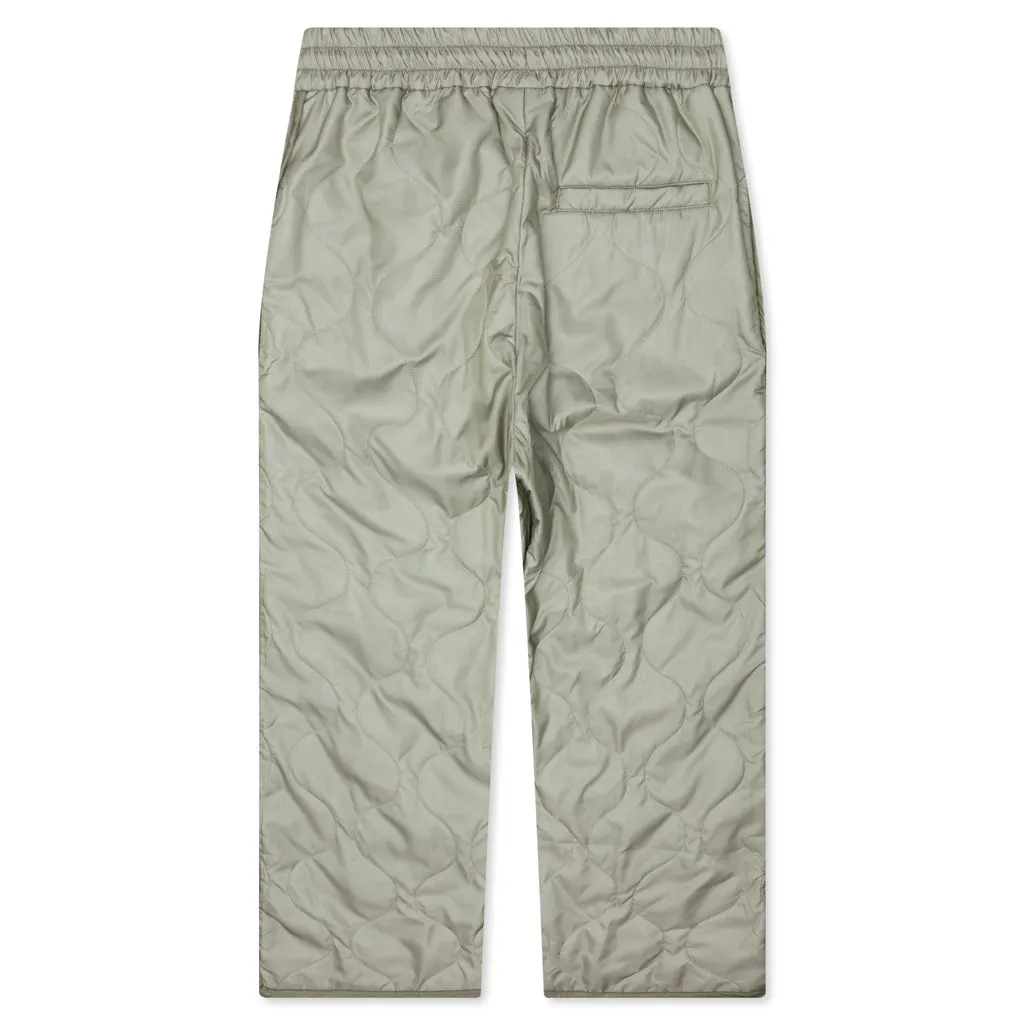 Pleaded Padded Pants - Sand