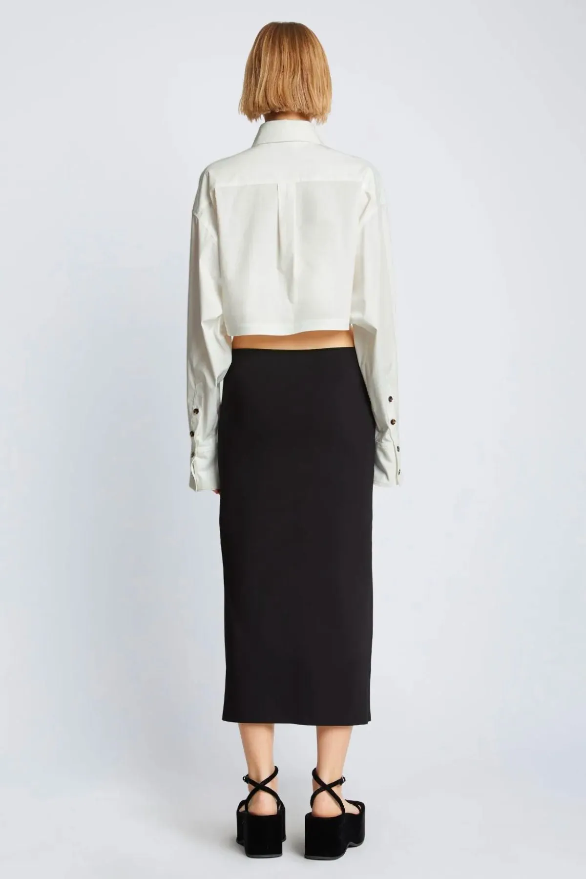 Proenza Schouler Crop Shirt - White