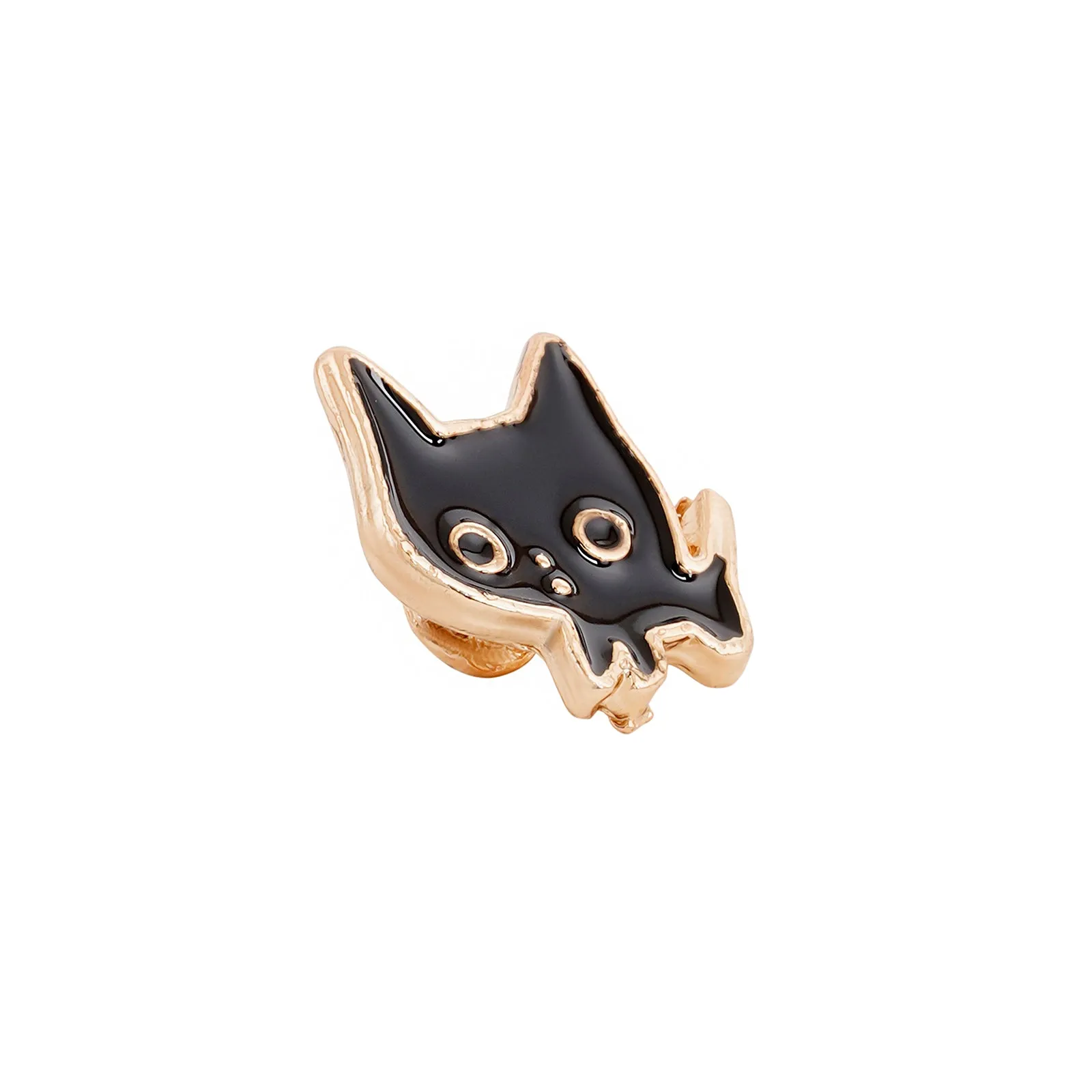 Purrfect Black Pin Watch Charm