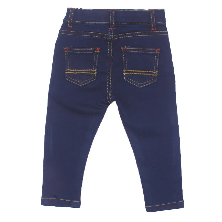 REDTAG Boy's Indigo Jeans