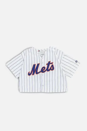 Rework Crop NY Mets MLB Jersey - S