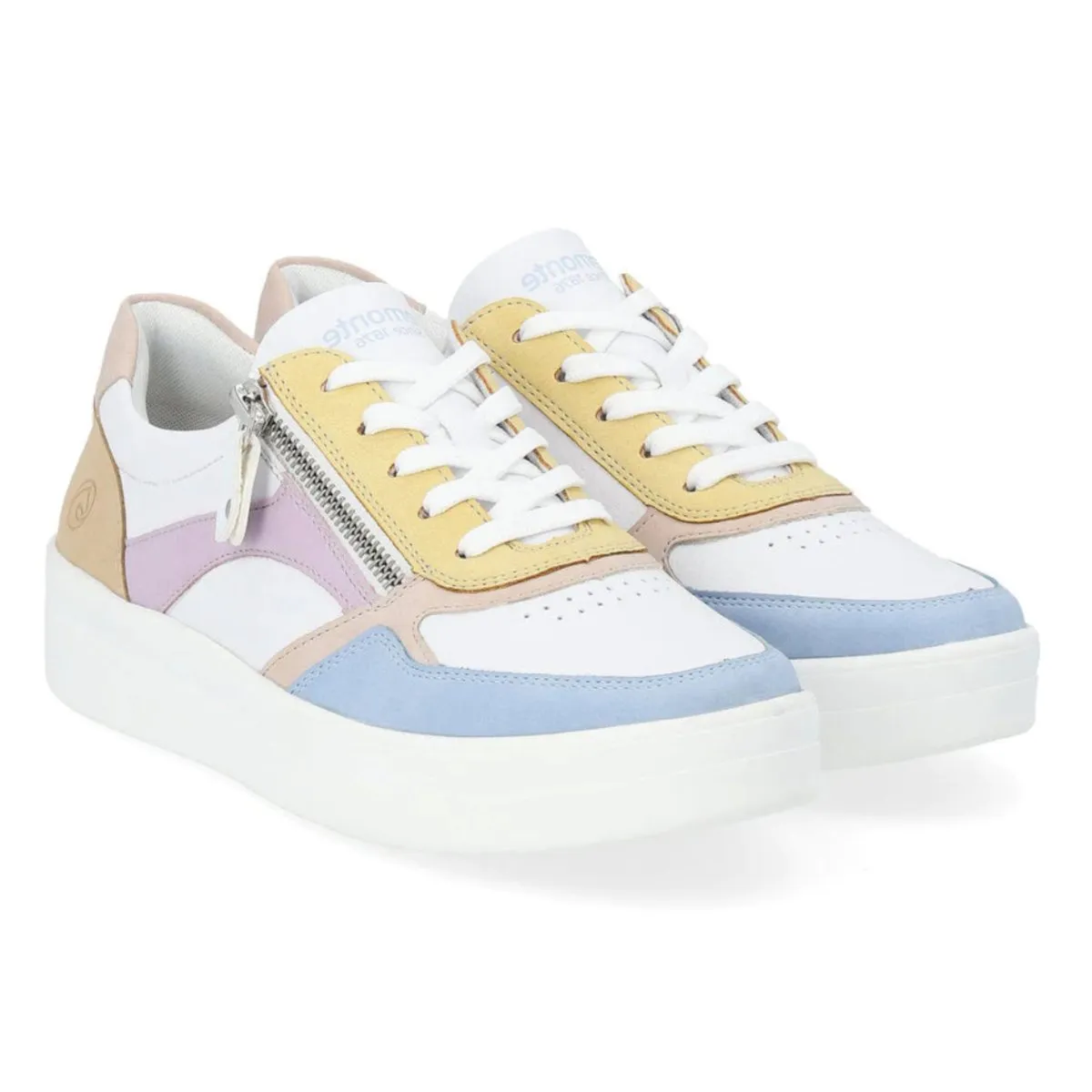 Rieker Women's D0J01-83 Kendra Aqua/Weiss/Rose/Sun/Mauve/Tan