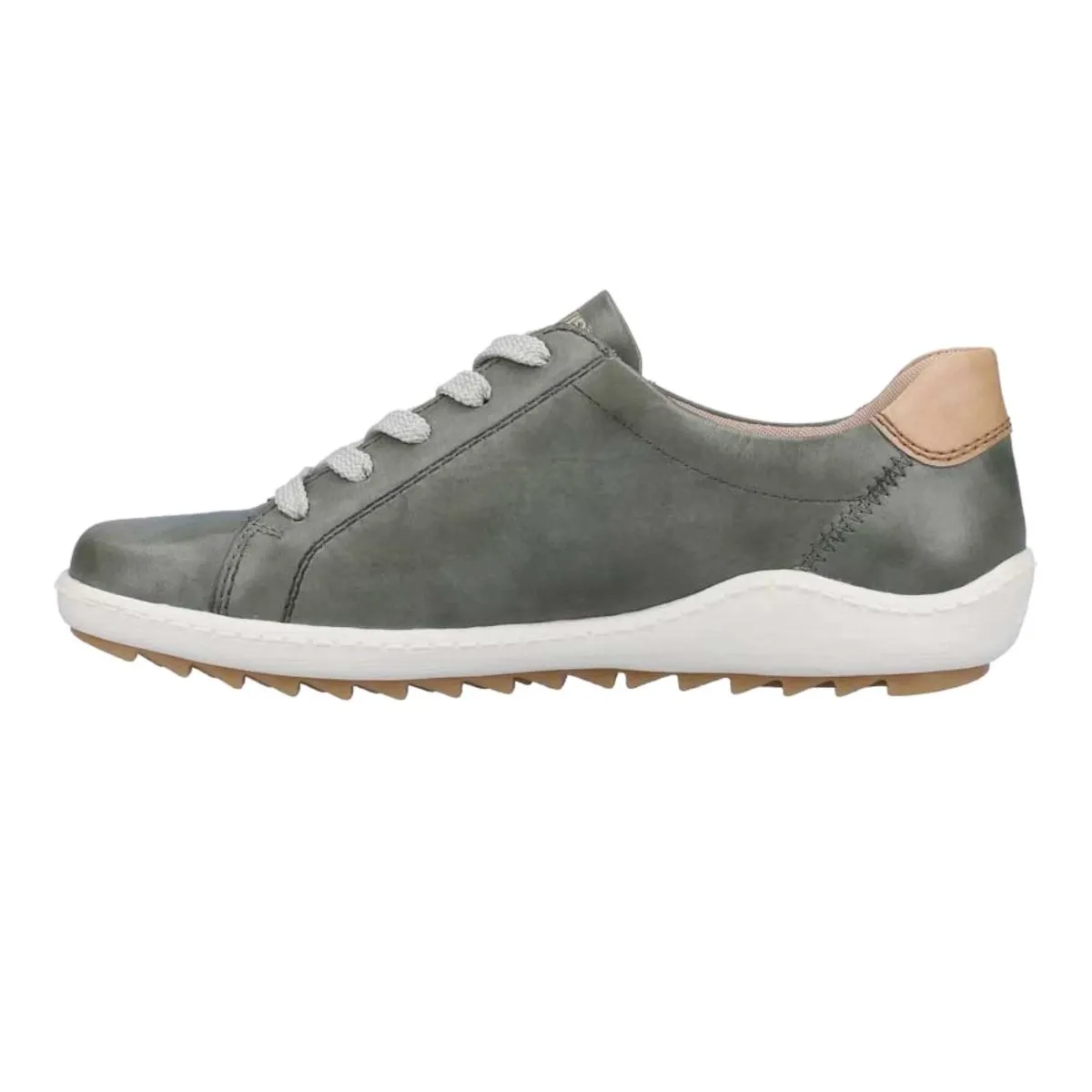 Rieker Women's R1432-52 Green/White Leather