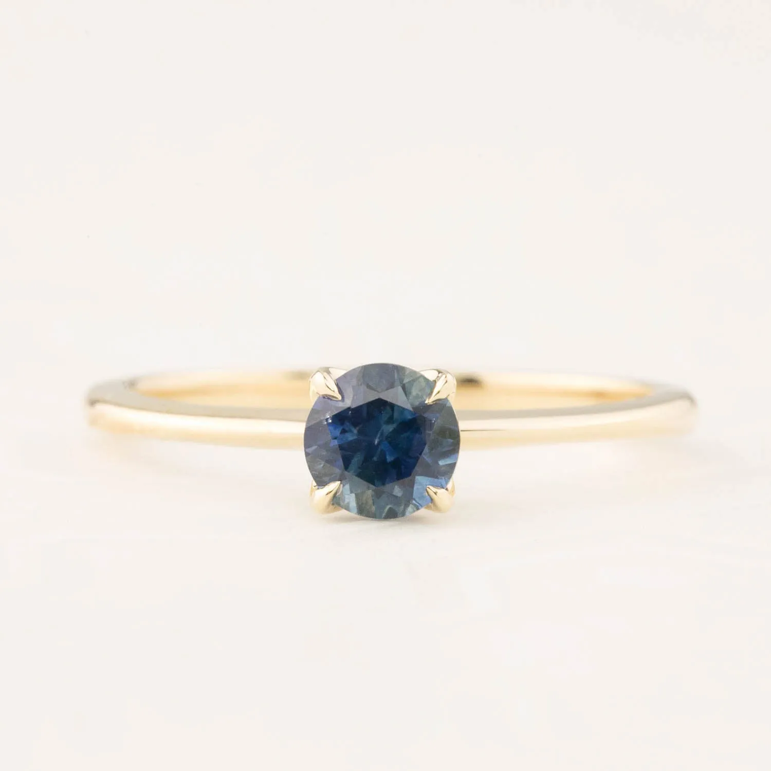 Sara Ring - 0.66ct Teal Montana Sapphire (One of a kind)