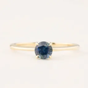 Sara Ring - 0.66ct Teal Montana Sapphire (One of a kind)