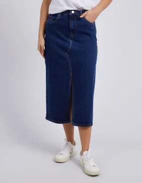 Scout Midi Skirt (Indigo)