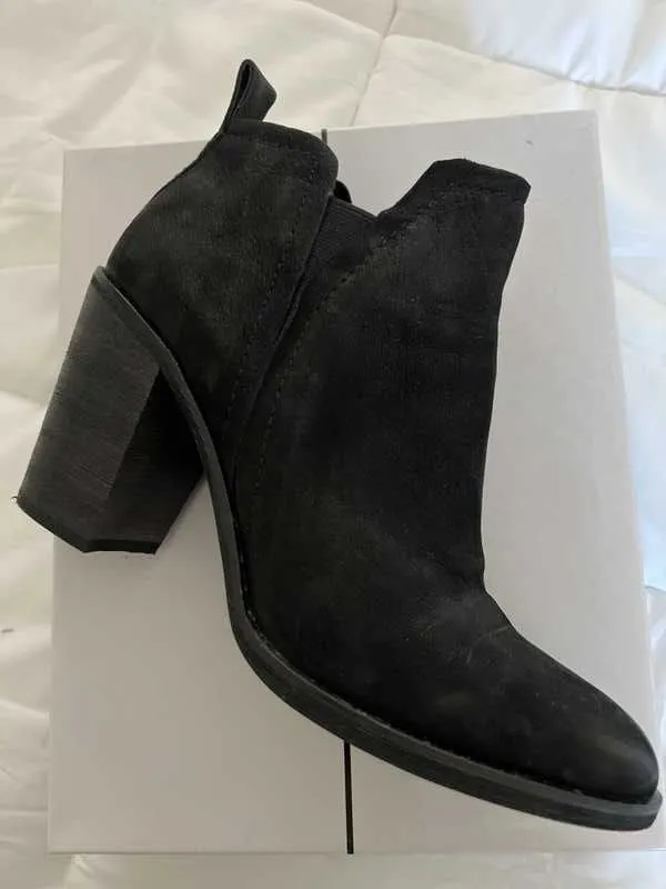 SIMONE BOOTIES BLACK - re:vita