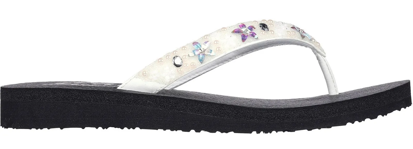 Skechers 119647 Meditation Dancing Daisy Womens Toe Post Sandal