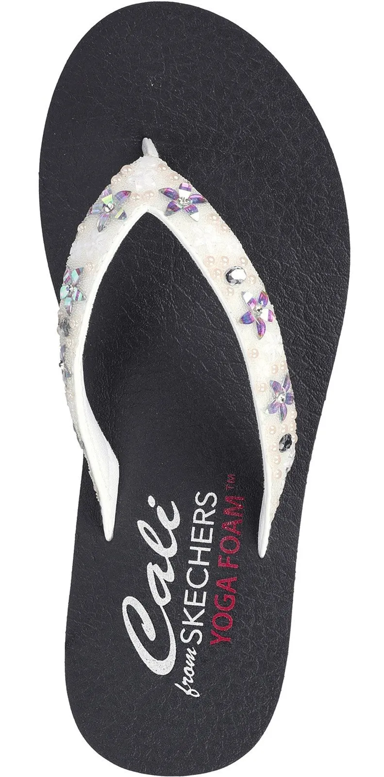 Skechers 119647 Meditation Dancing Daisy Womens Toe Post Sandal