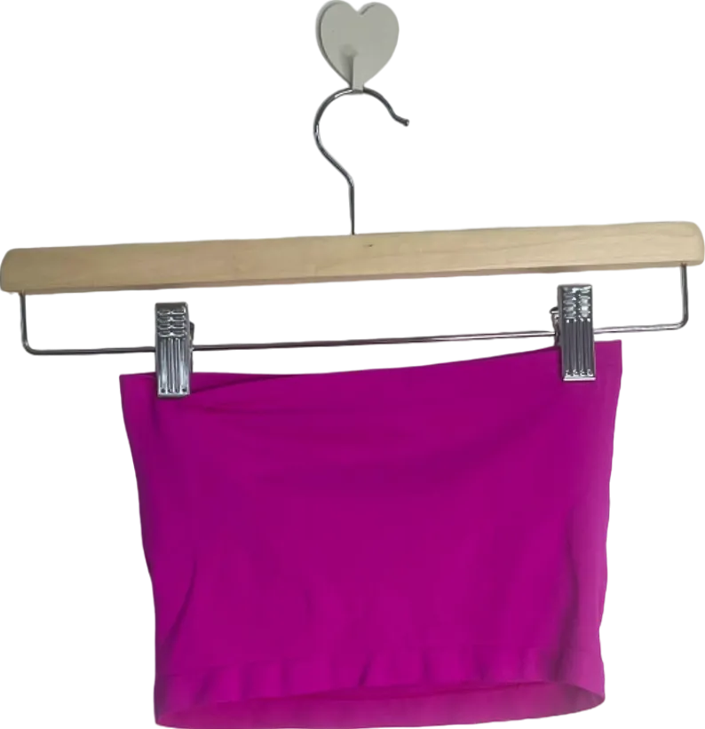 SKIMS Fuchsia Soft Smoothing Seamless Tube Top XS UK 6