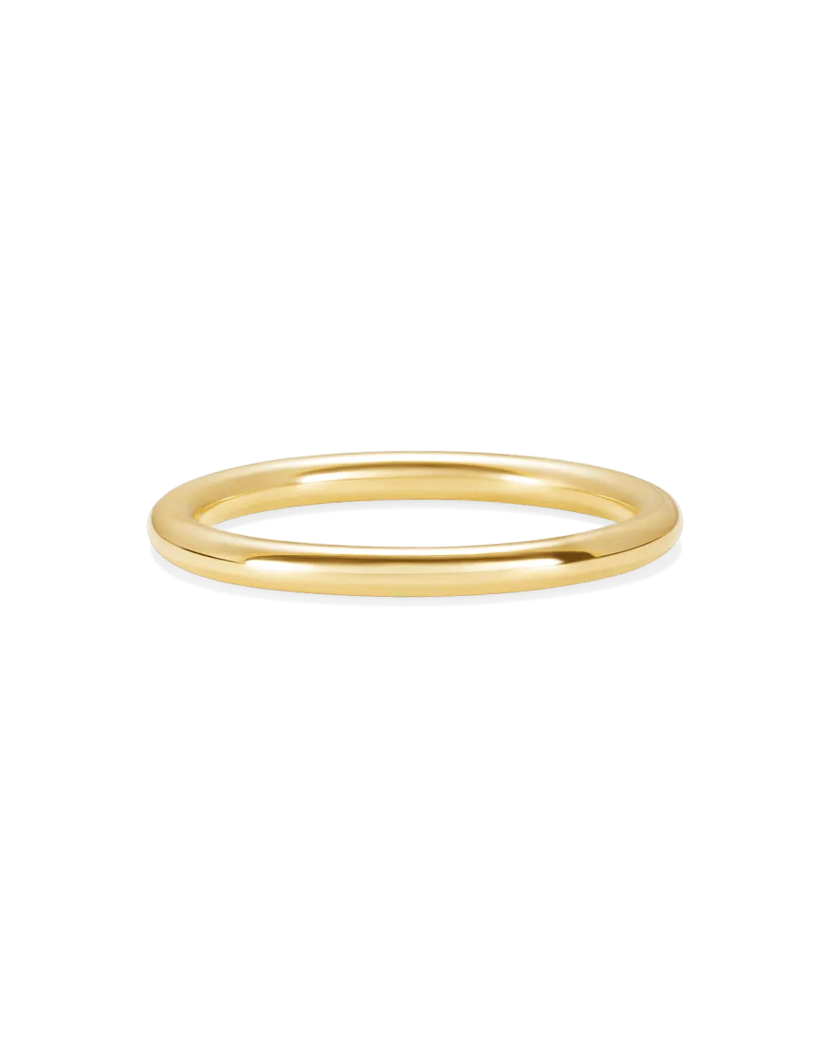 Solid Gold Pure Stacking Ring