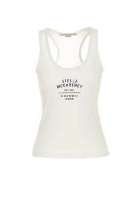 Stella McCartney 23 Old Bond Street Jersey Tank Top - Natural