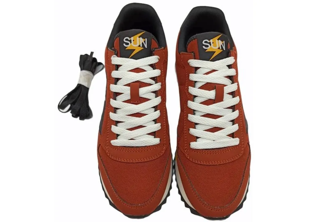 Sun68 men's sneakers shoe Niki Solid Nylon Z41116 36 rust