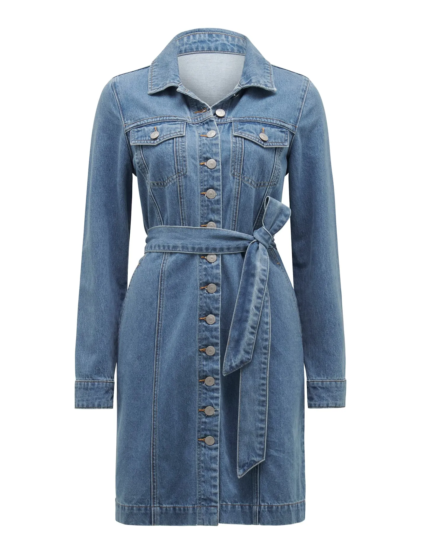 Taylor Denim Shirt Dress