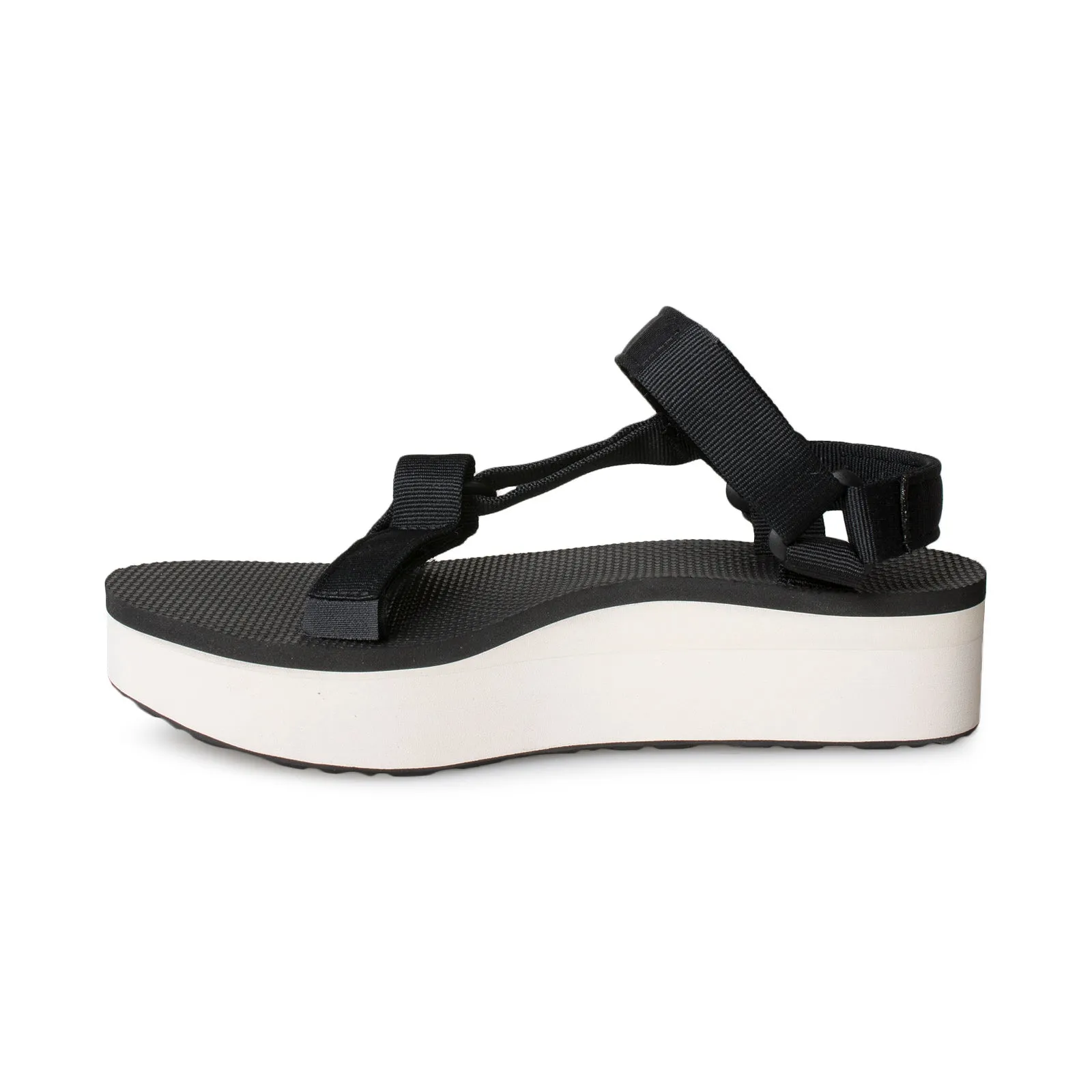 Teva Flatform Universal Black/Tan Sandals - Women's