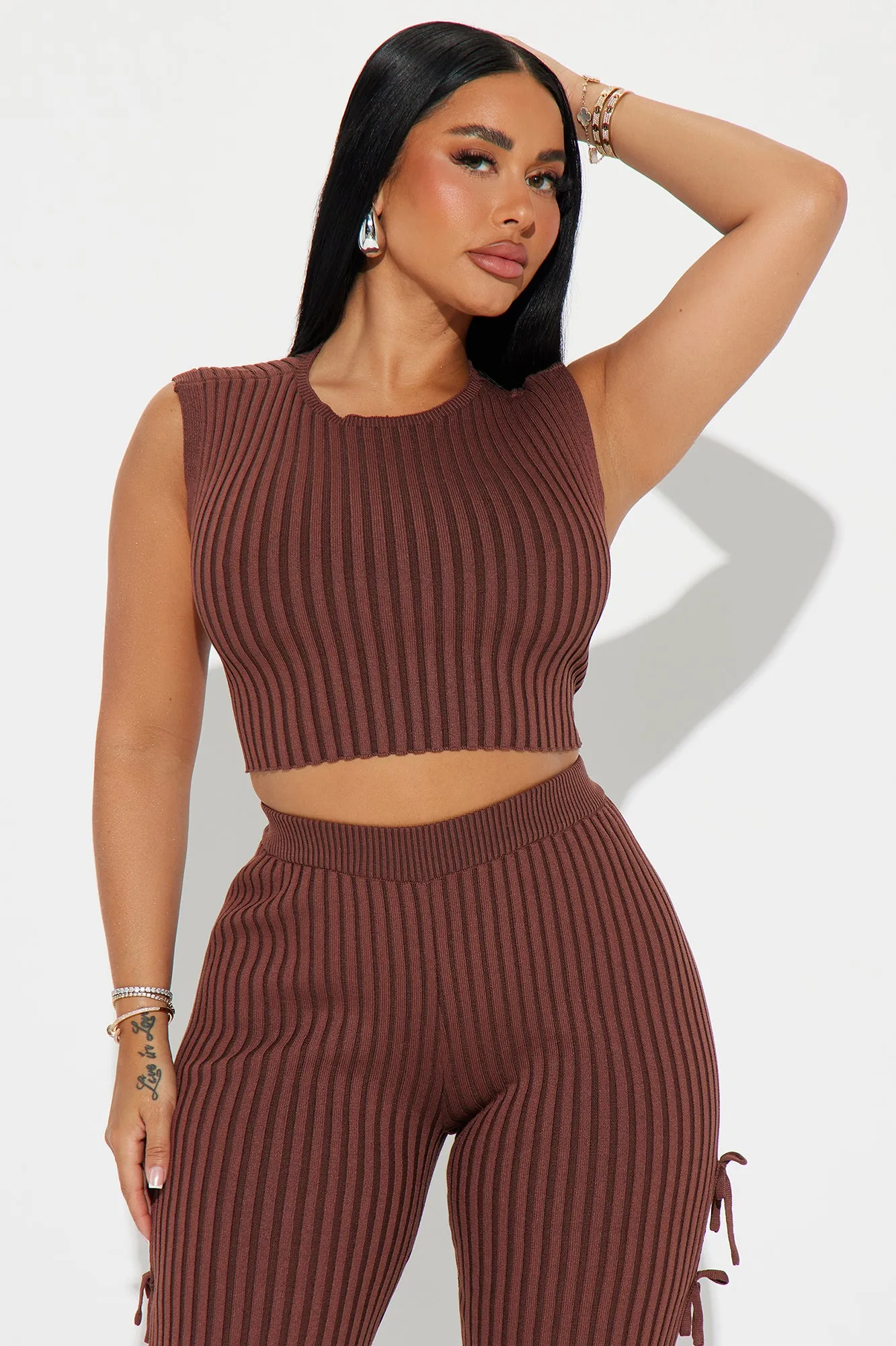 That Girl Pant Set - Chocolate