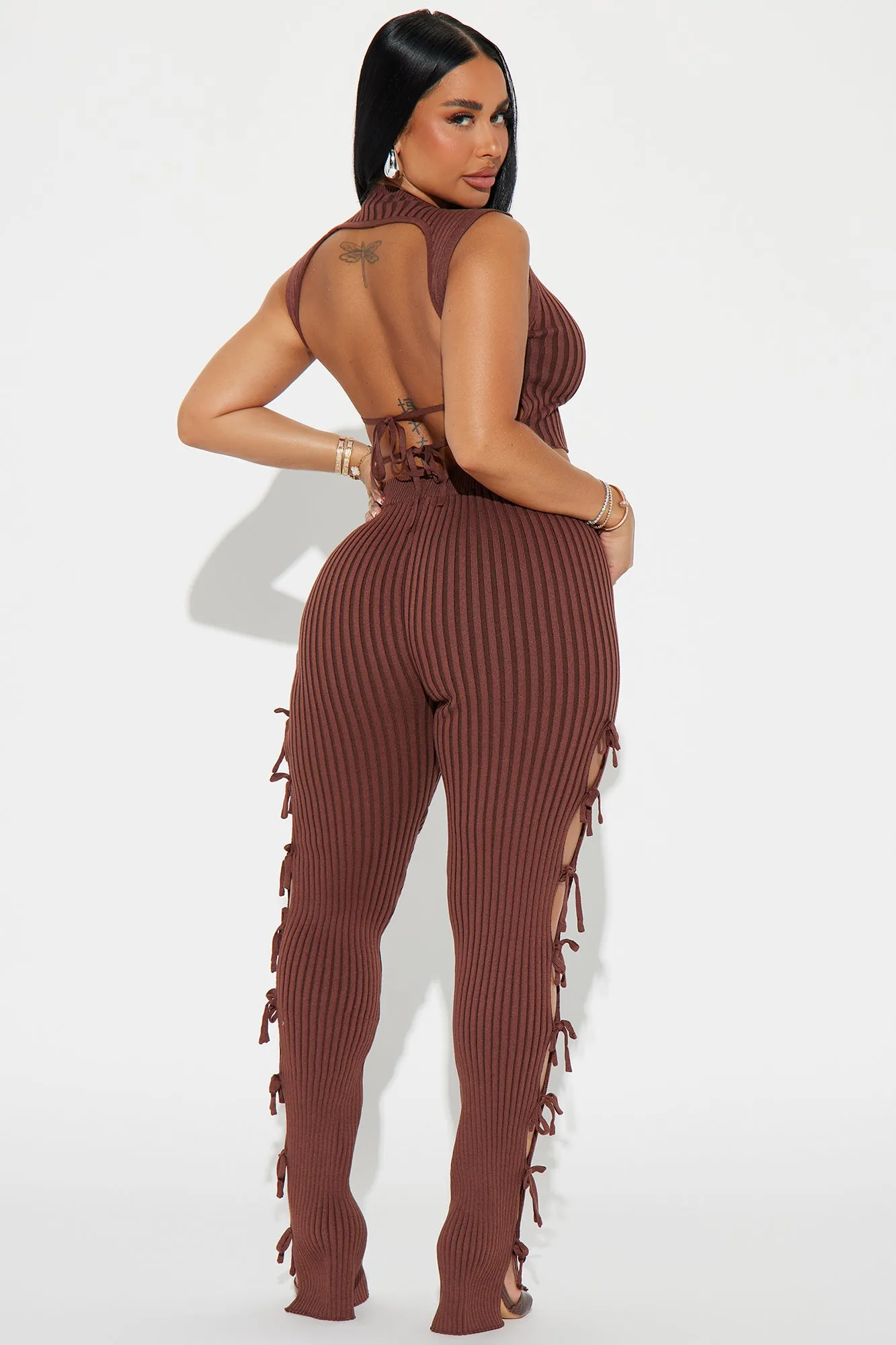 That Girl Pant Set - Chocolate