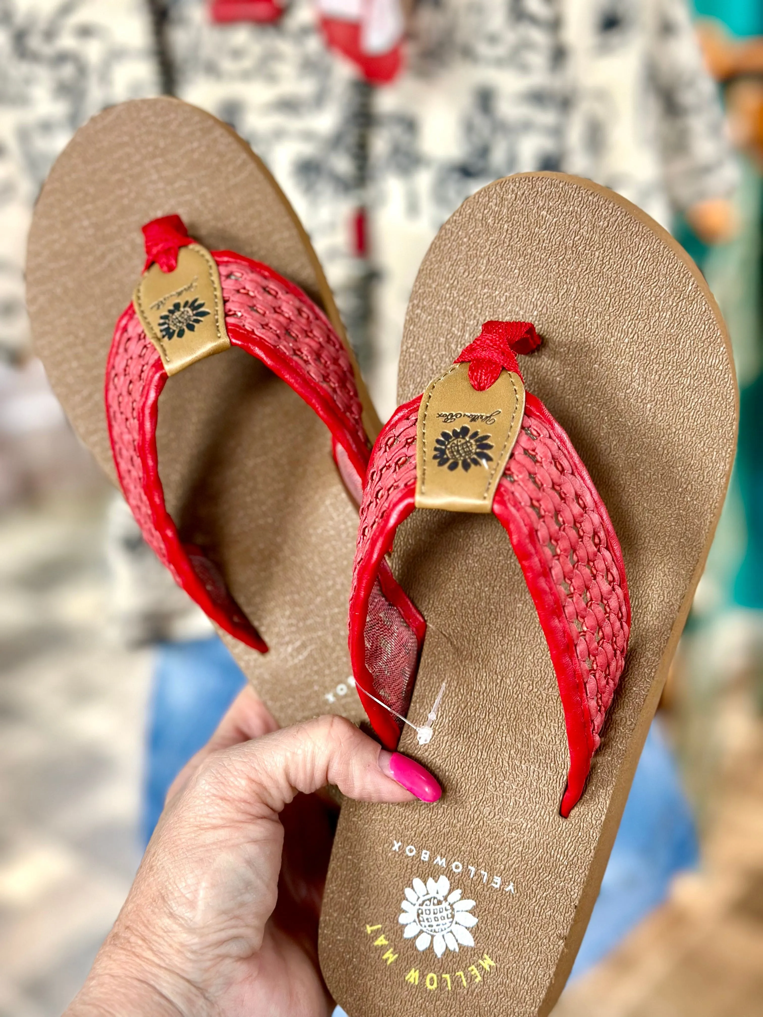 The Cinco Red Flip Flop 🩴