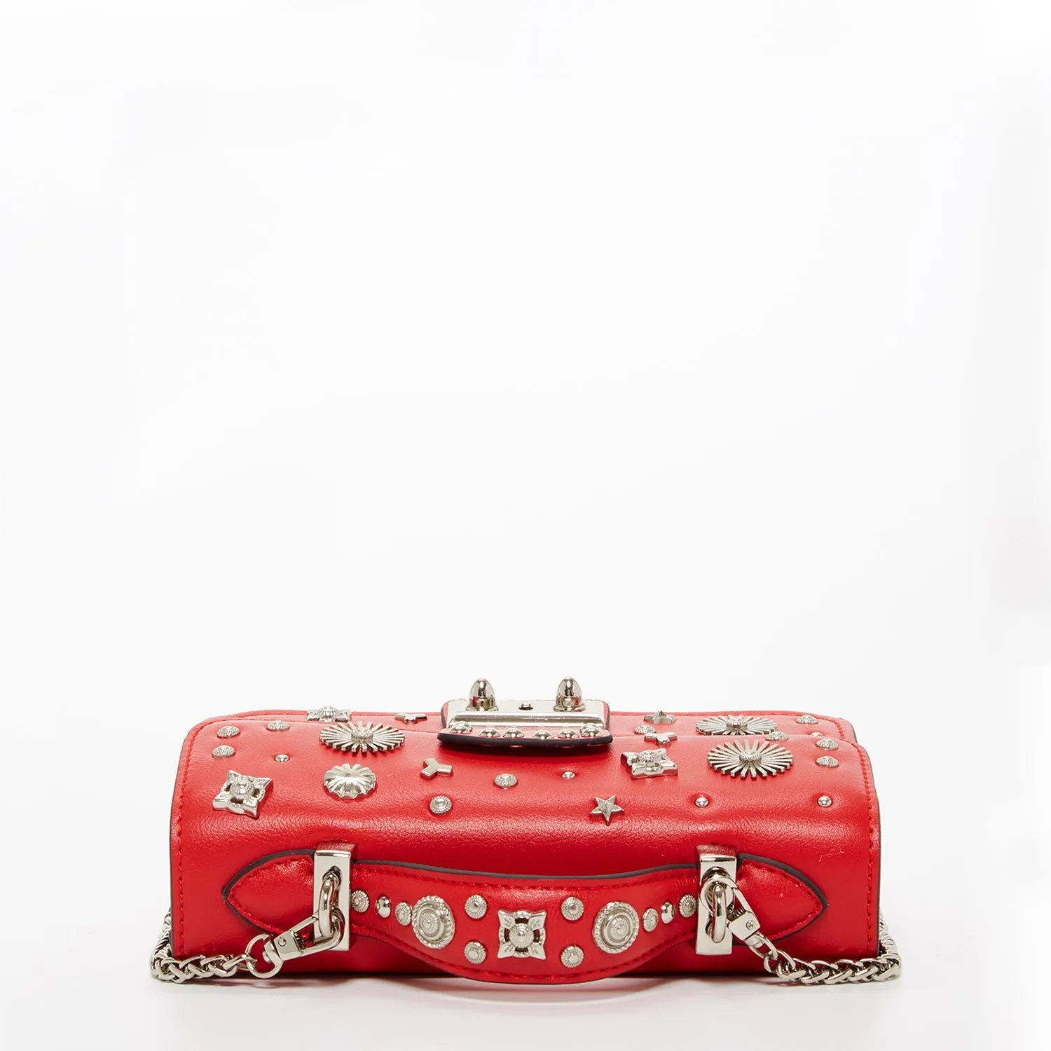 The Hollywood Small Leather Bag Red