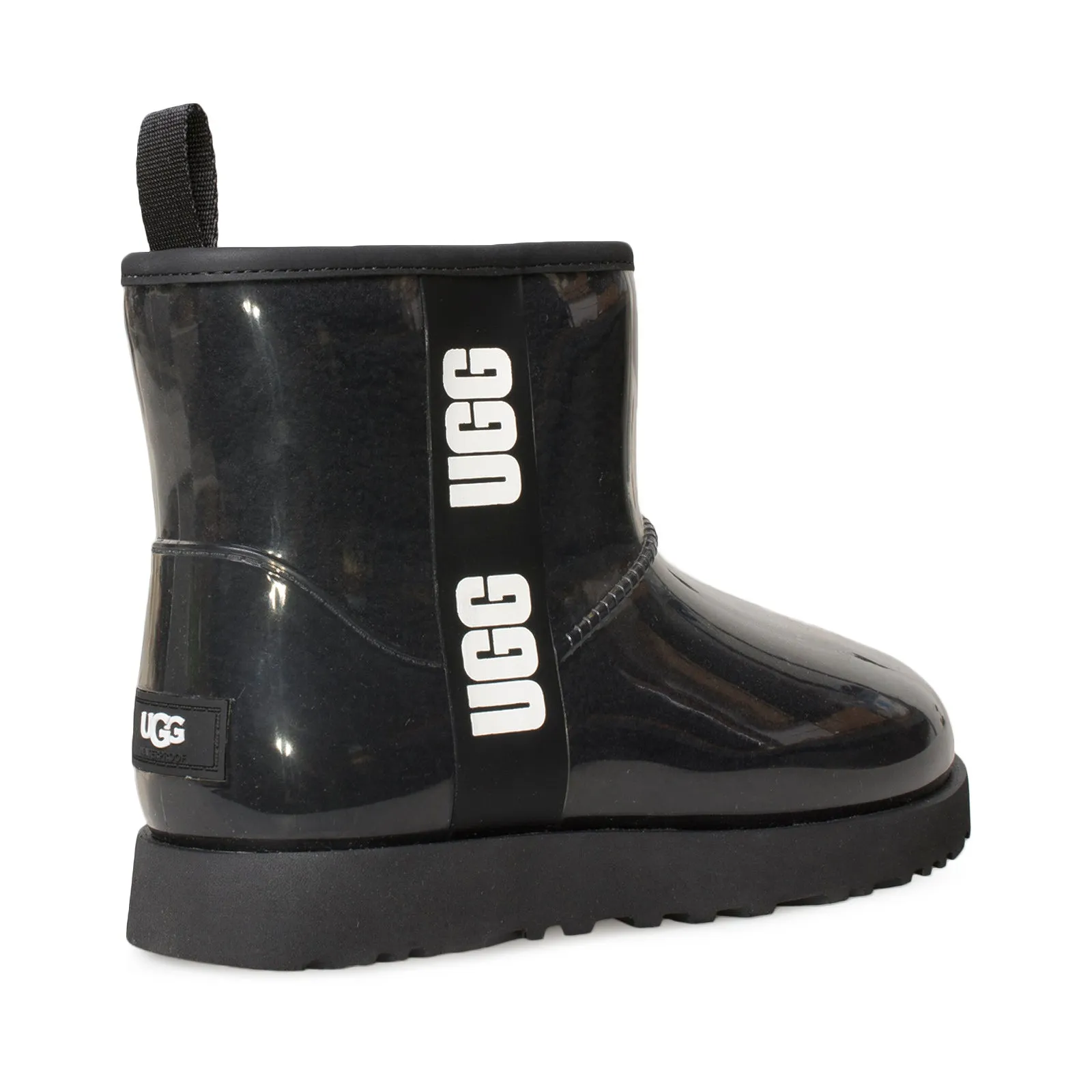 UGG Classic Clear Mini Black Boots - Women's