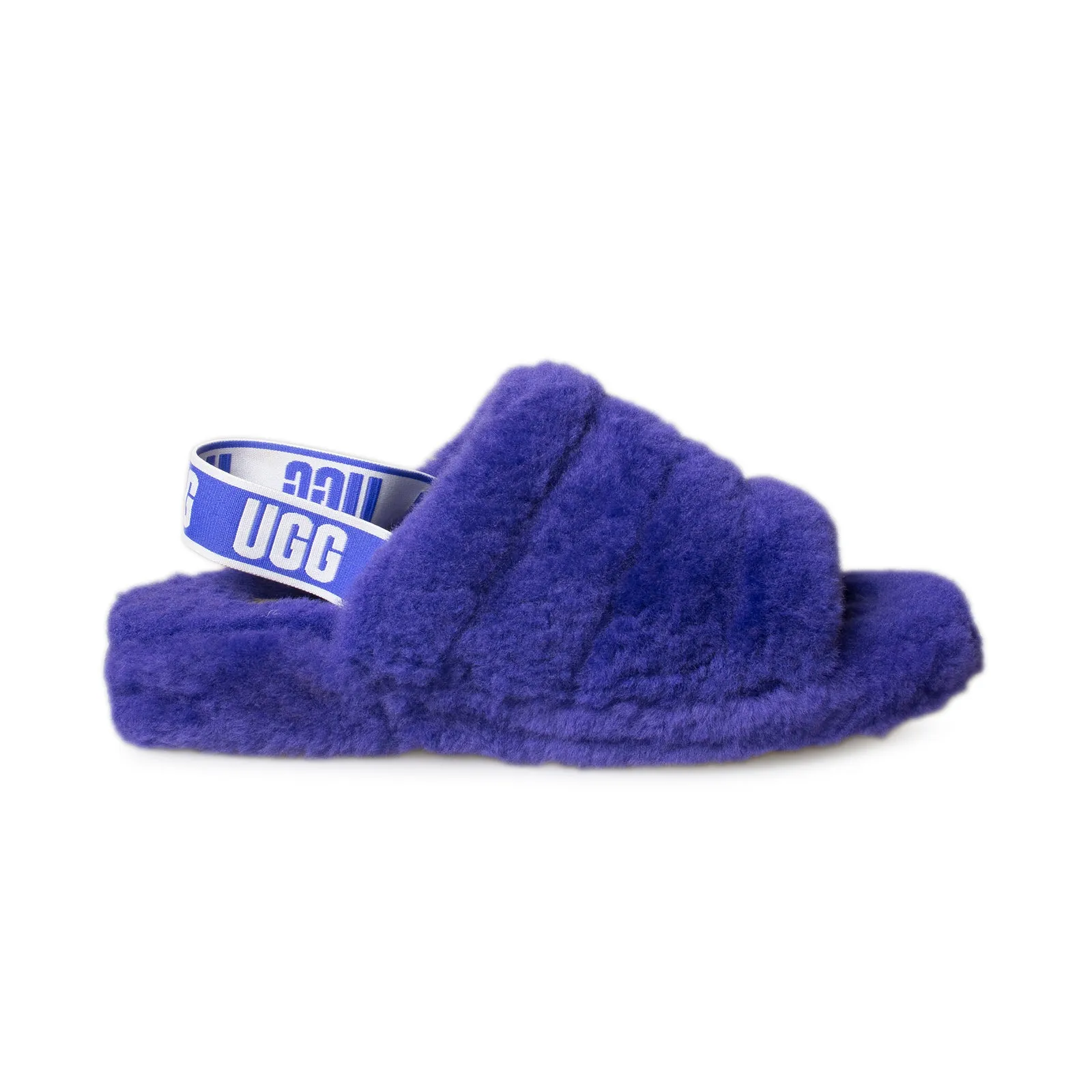 UGG Fluff Yeah Slide Violet Night Slippers - Women's