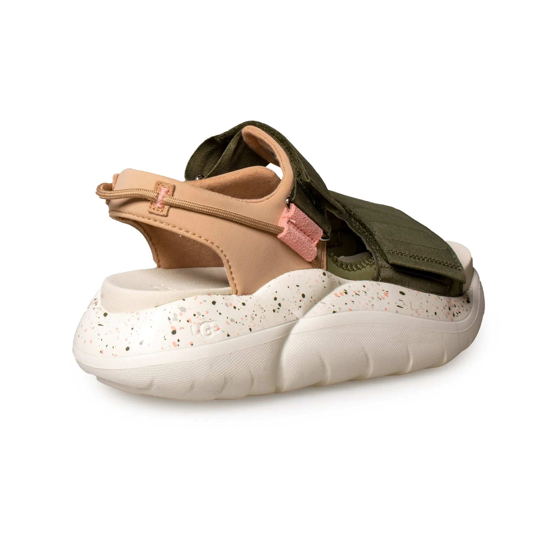 UGG La Cloud Burnt Olive Sandals - Women's