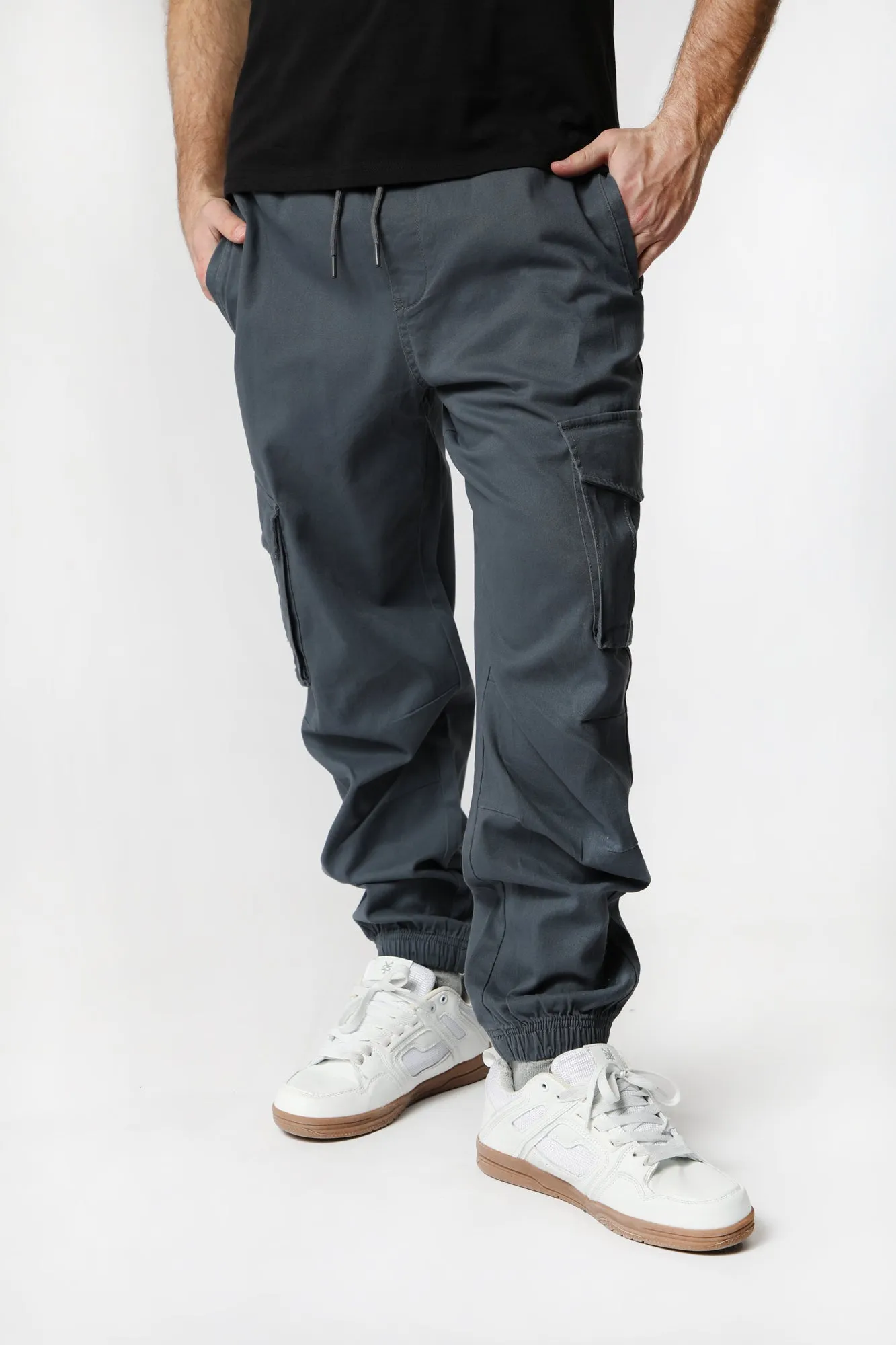 West49 Mens Twill Cargo Jogger