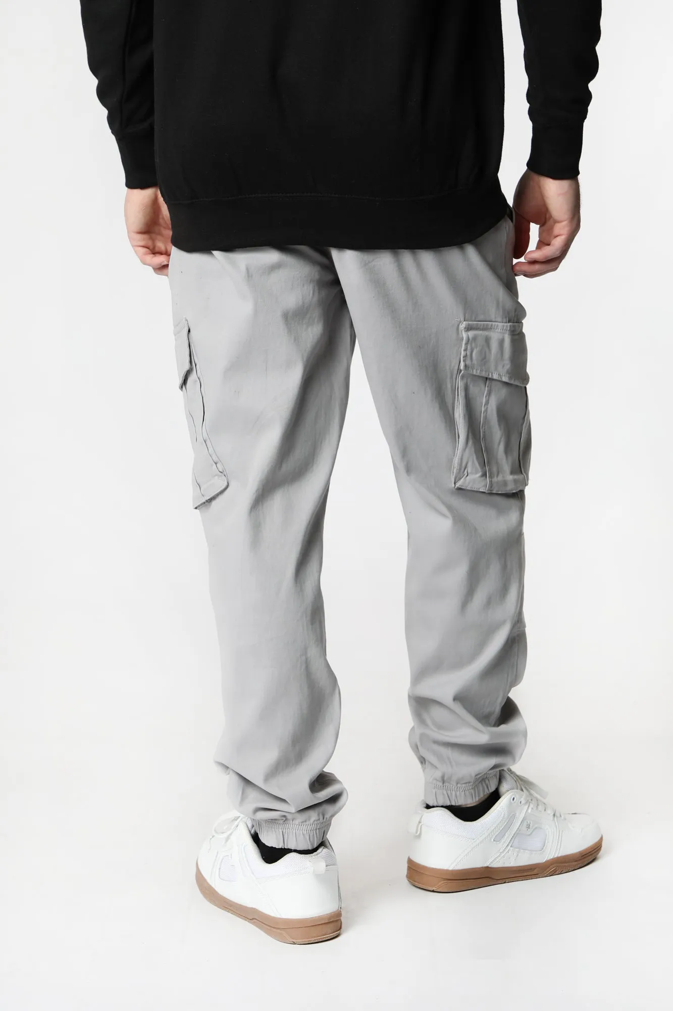 West49 Mens Twill Cargo Jogger