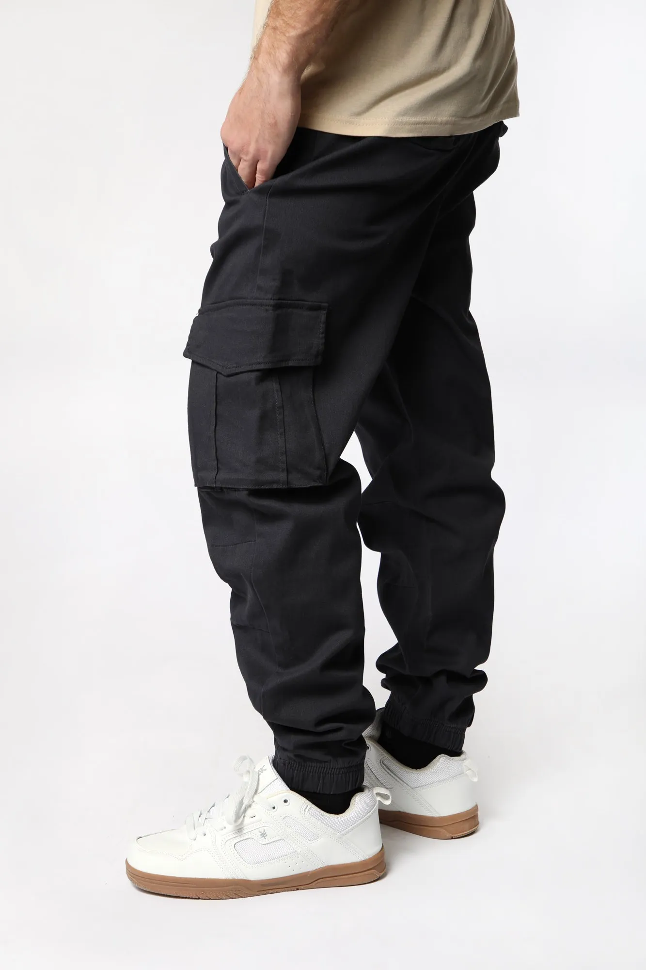 West49 Mens Twill Cargo Jogger