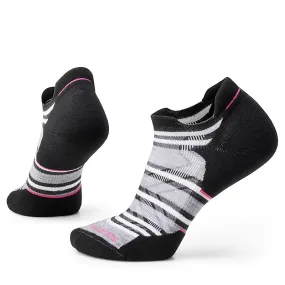 Women's Run Targeted Cushion Stripe Low Ankle Socks