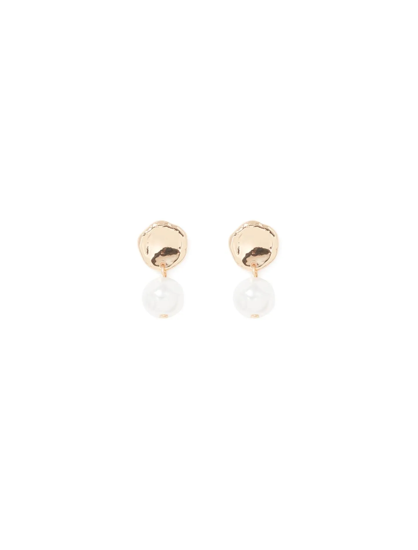 Yolanda Organic Pearl Drop Earrings